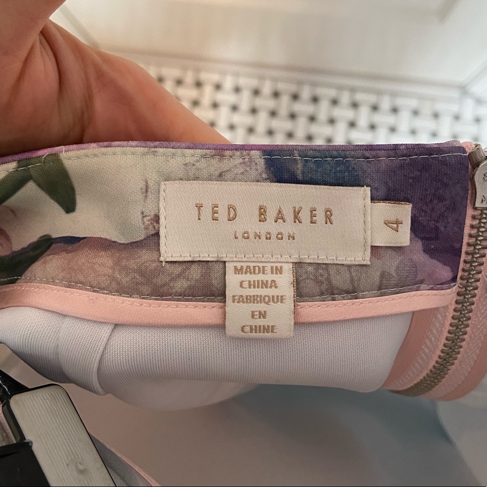 Ted Baker Flower Pencil Midi Skirt